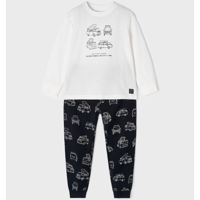 Mayoral Kışlık Erkek Pijama Takım Siyah