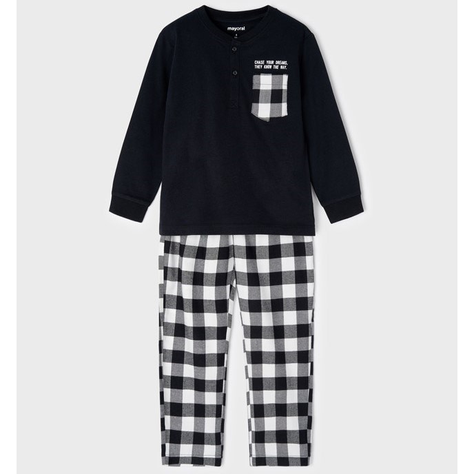 Mayoral Kışlık Erkek Pijama Takım Siyah