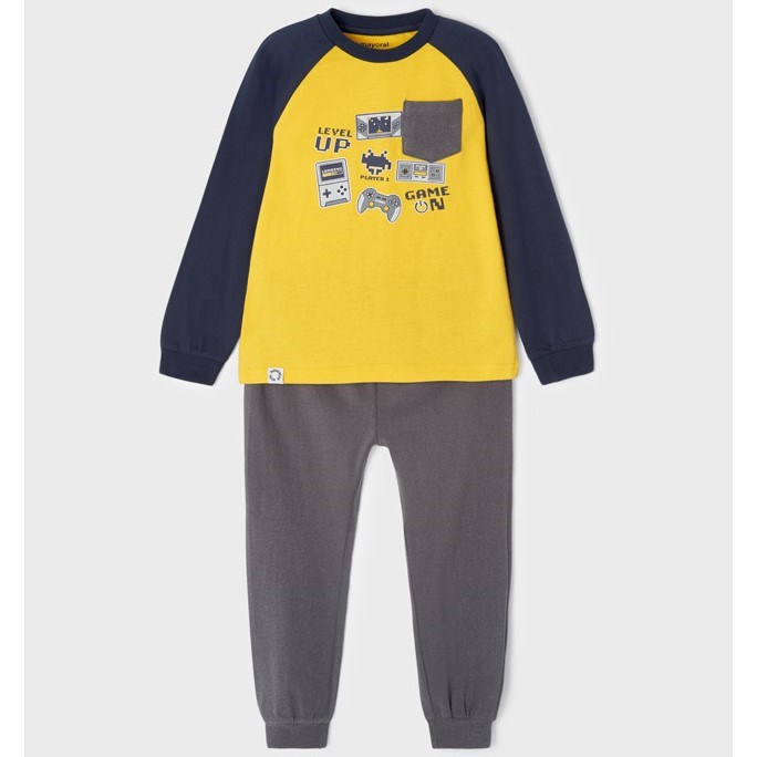 Mayoral Kışlık Erkek Pijama Takım Sarı
