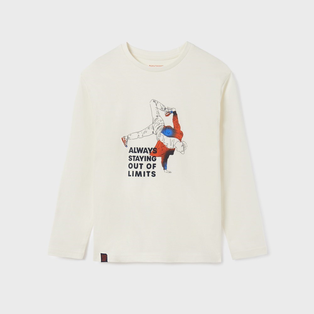 Mayoral Kışlık Erkek Uzun Kol T-shirt 2'li Set Turuncu