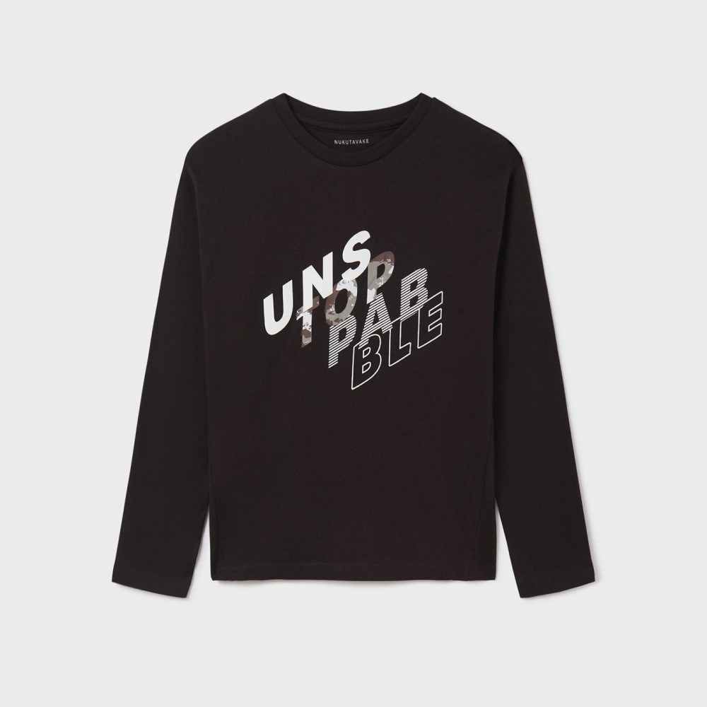 Mayoral Kışlık Erkek Uzun Kollu T-shirt Kahverengi 