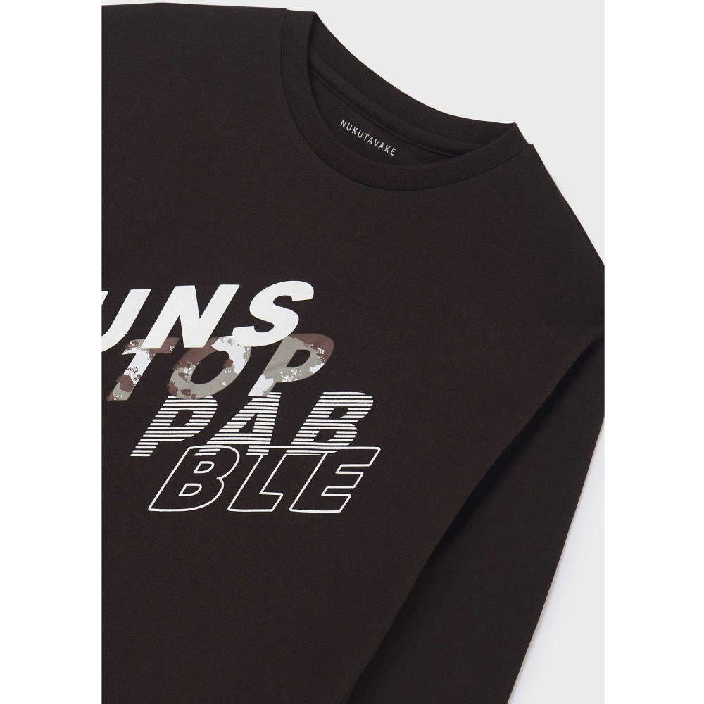 Mayoral Kışlık Erkek Uzun Kollu T-shirt Kahverengi 