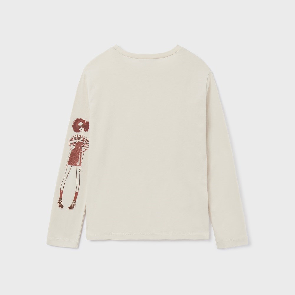 Mayoral Kışlık Kız Uzun Kol T-shirt Pembe