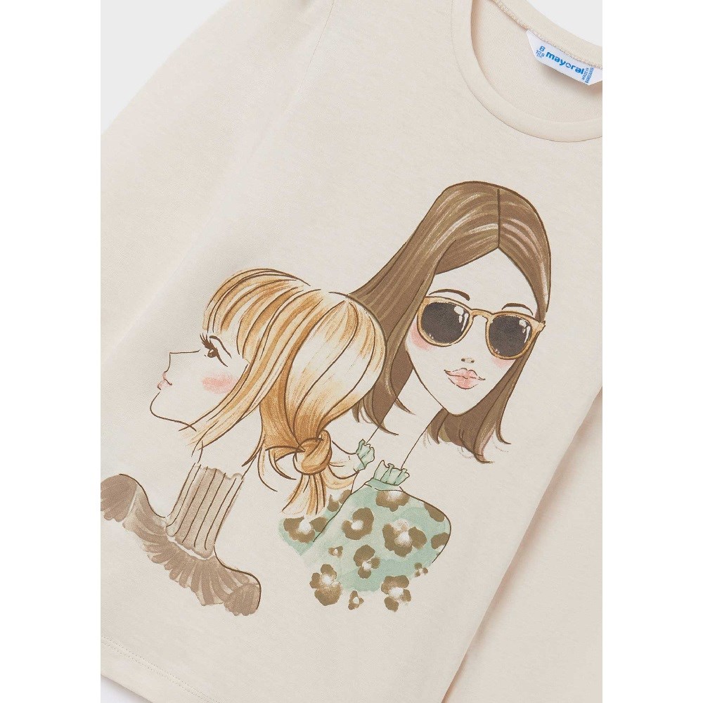 Mayoral Kışlık Kız Uzun Kol T-shirt Yeşil