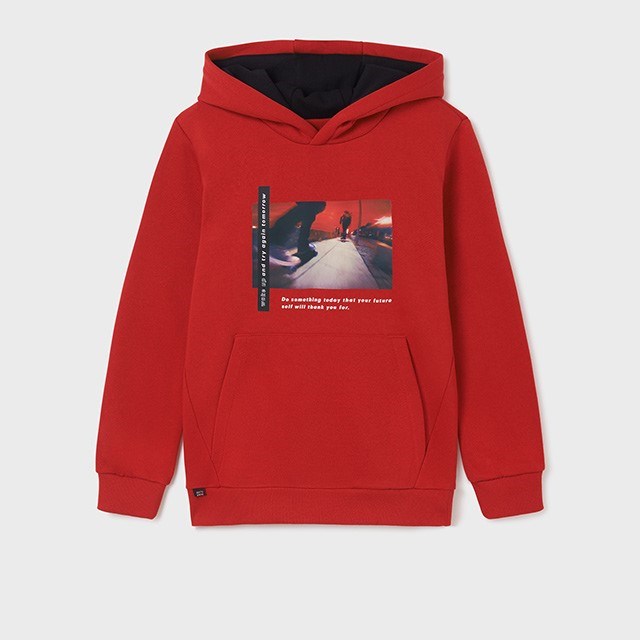 Mayoral Kışlık Erkek Kapşonlu S-shirt Kırmızı