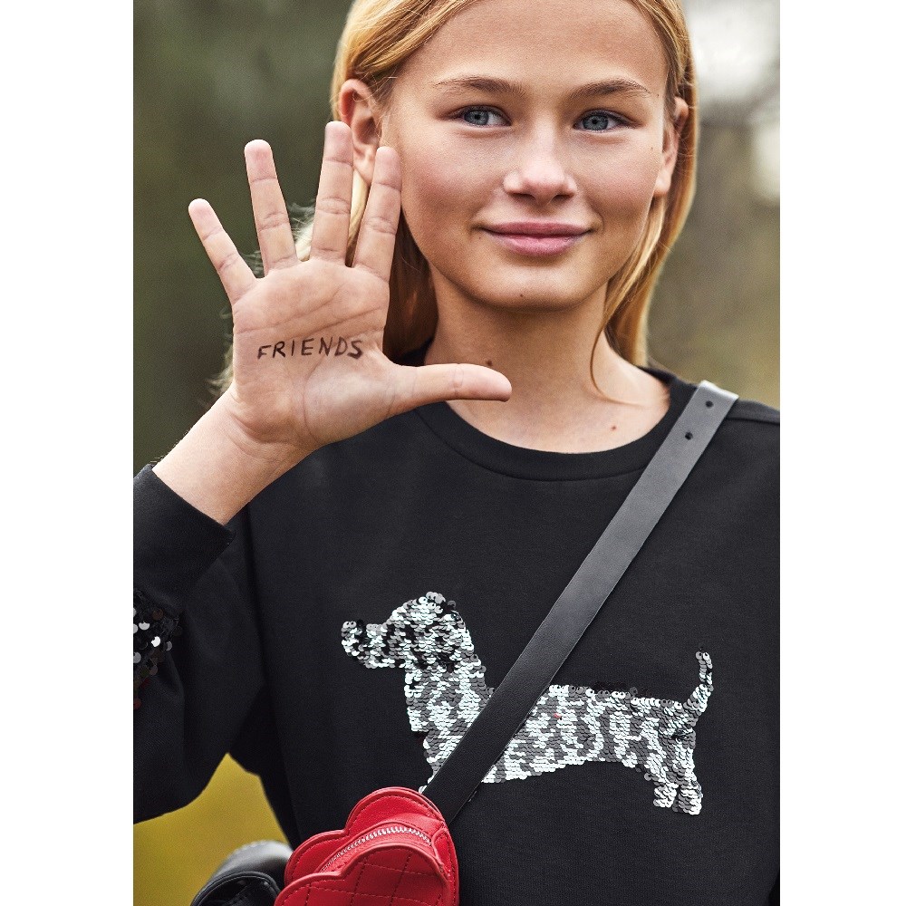 Mayoral Kışlık Kız Uzun Kol S-shirt Siyah