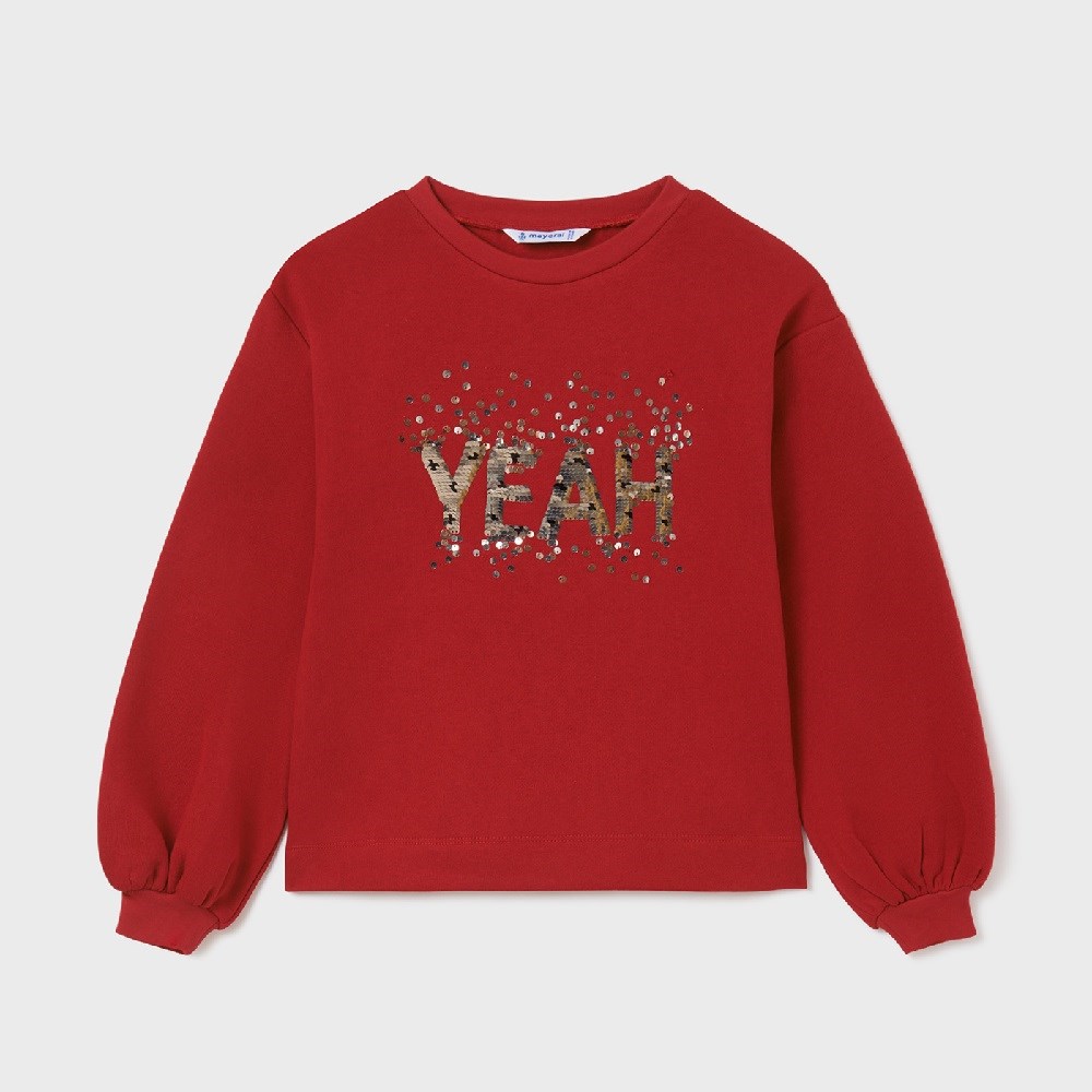 Mayoral Kışlık Kız Uzun Kol S-shirt Kırmızı