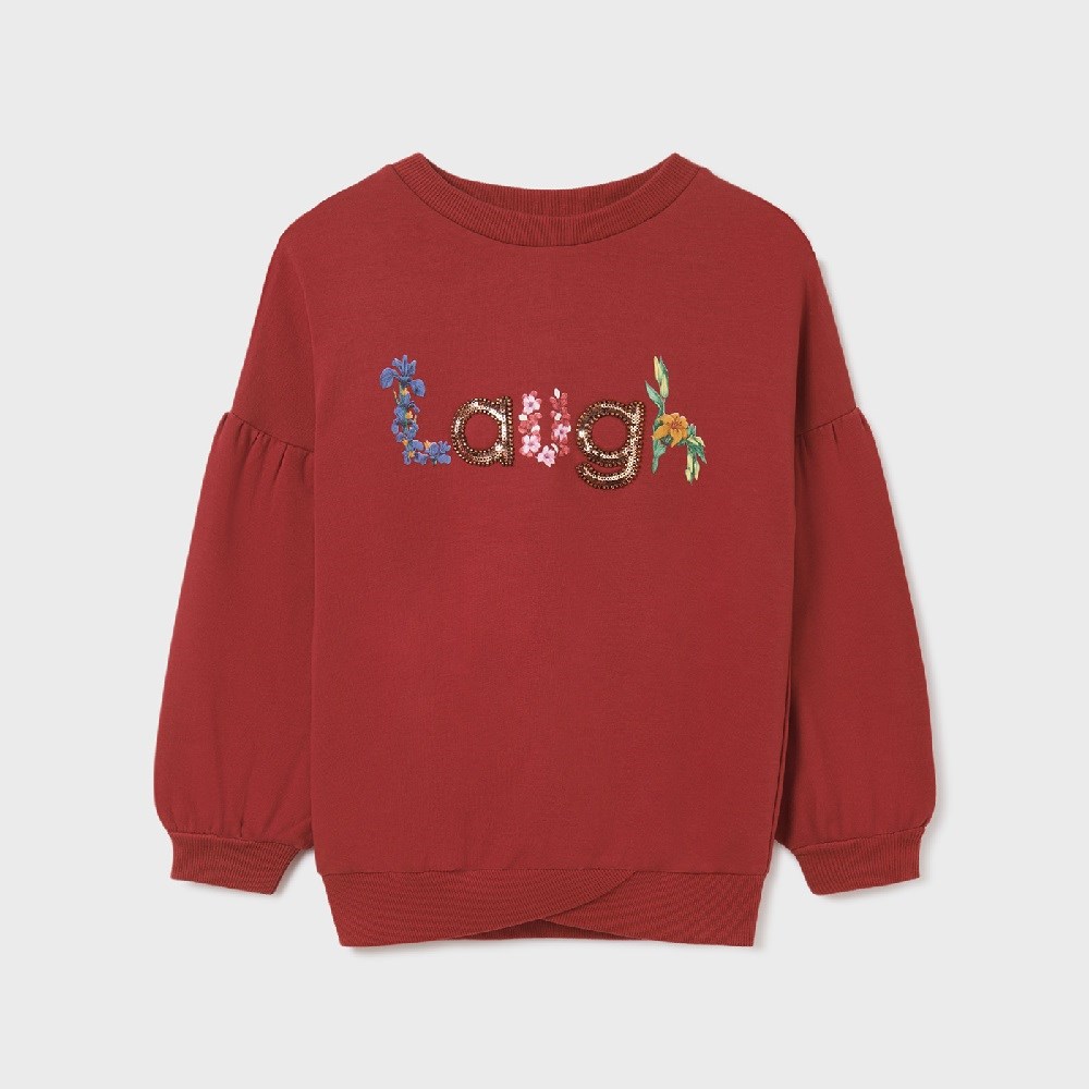 Mayoral Kışlık Kız Uzun Kol S-shirt Kahverengi 