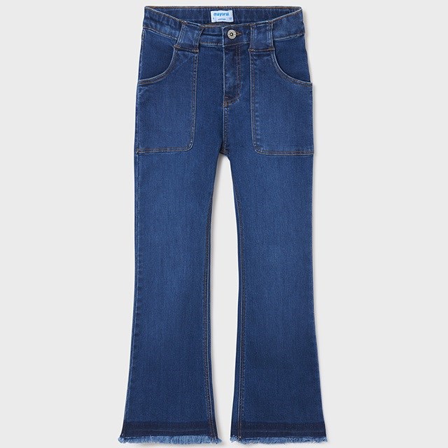 Mayoral Kışlık Kız Denim Pantolon Mavi