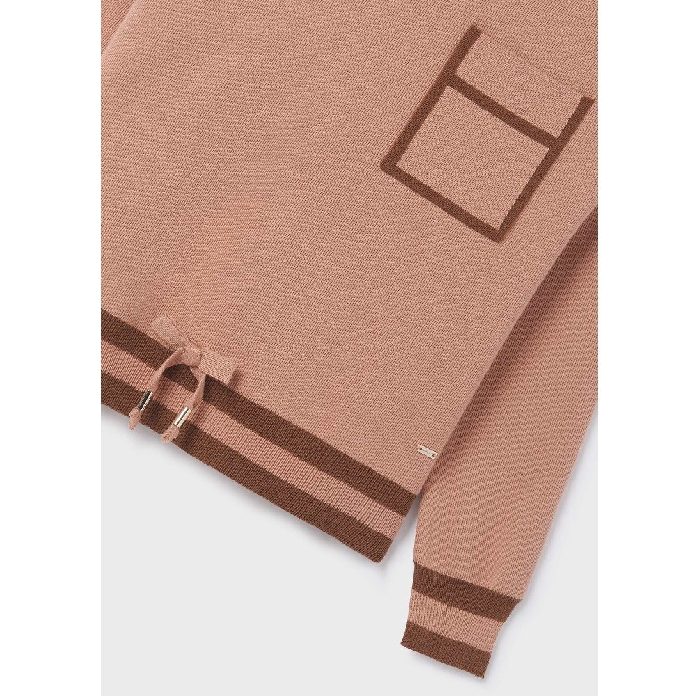 Mayoral Kışlık Kız Uzun Kol S-shirt Eşofman İkili Set Pembe