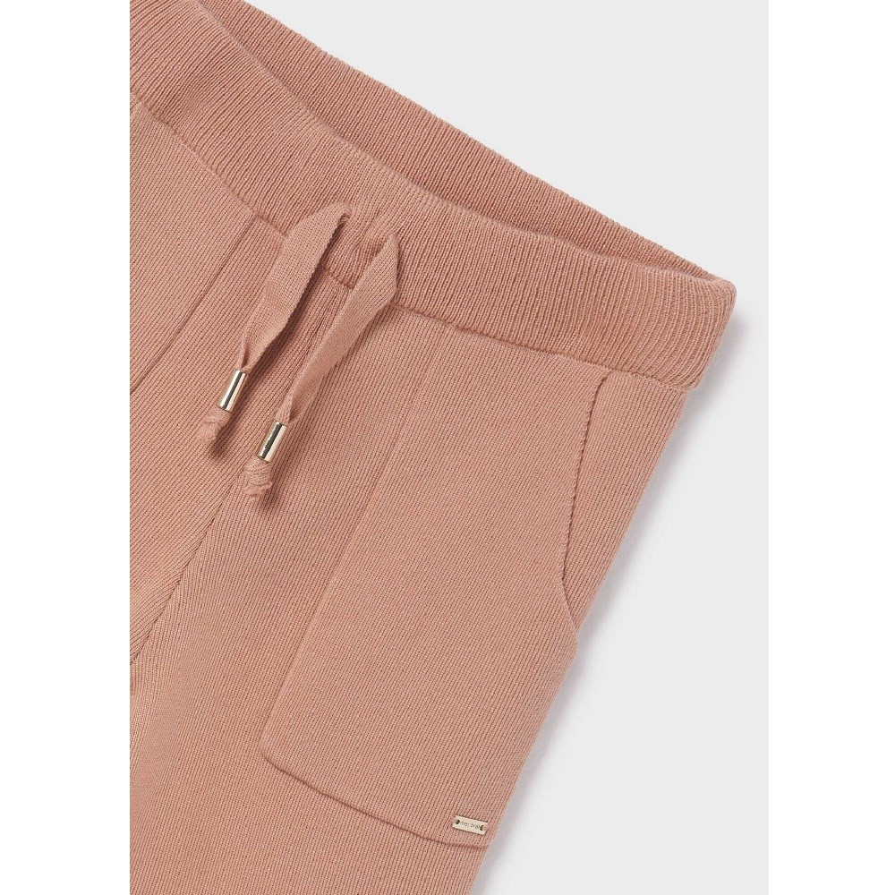 Mayoral Kışlık Kız Uzun Kol S-shirt Eşofman İkili Set Pembe