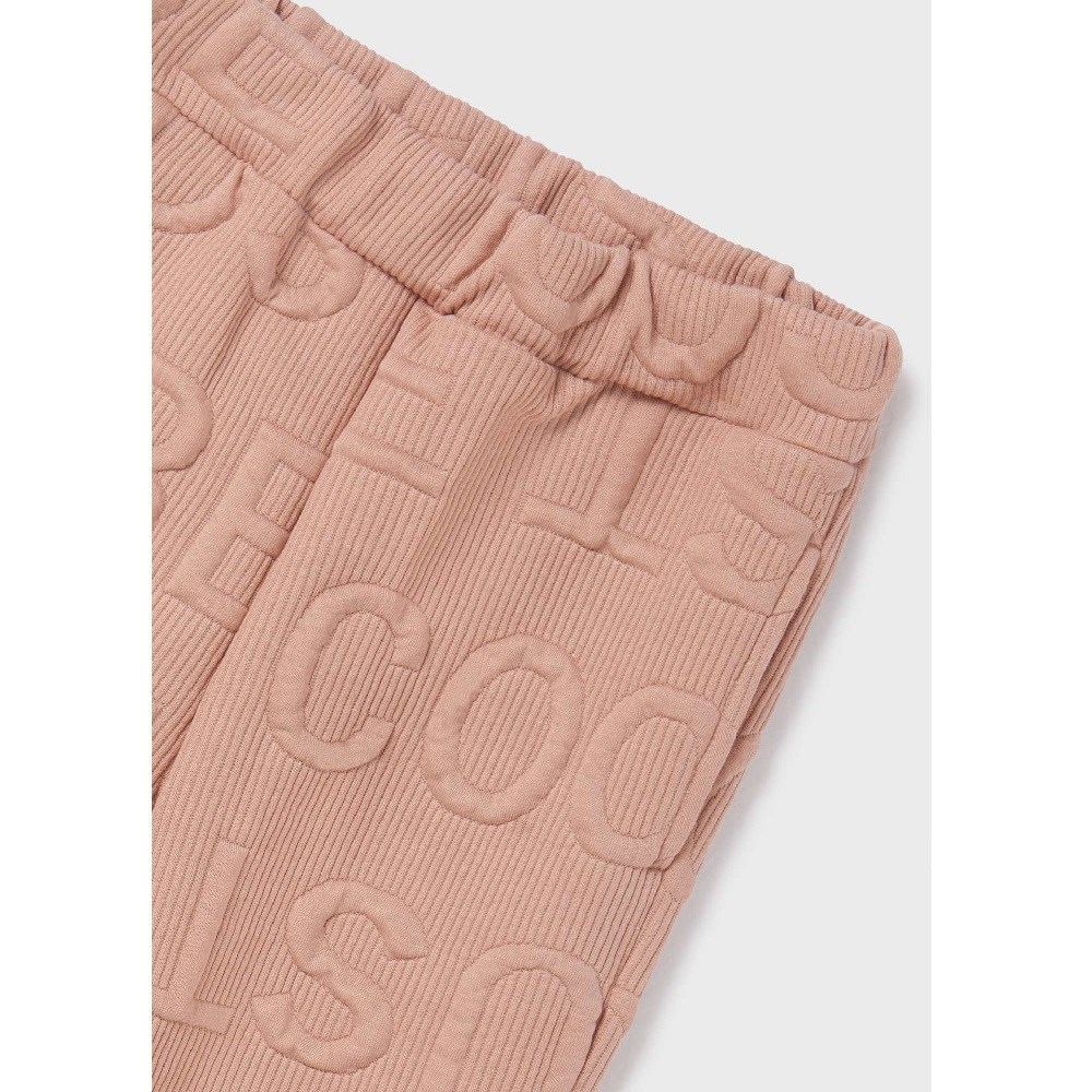 Mayoral Kışlık Kız Uzun Kol S-shirt Eşofman İkili Set Pembe