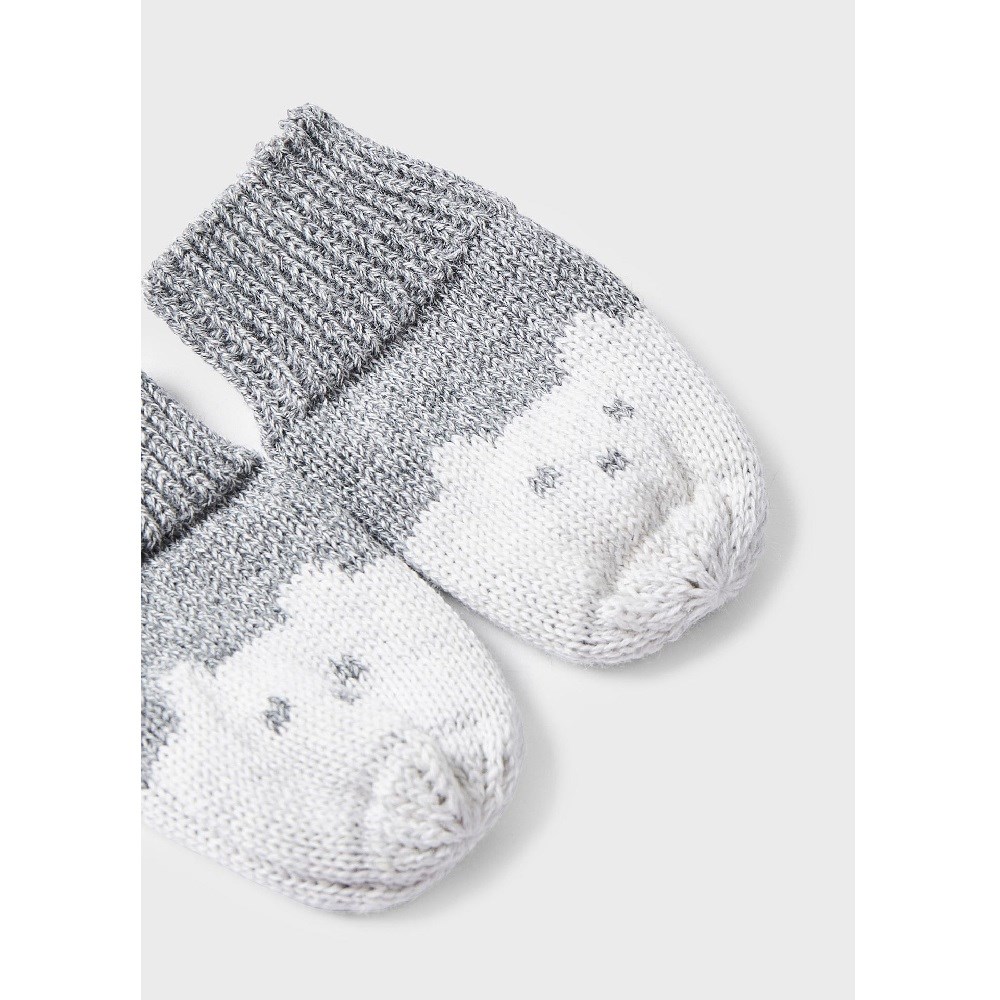 Mayoral Kışlık Erkek Bebek Eldiven Bere Set Gri