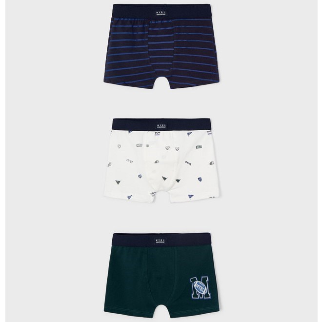 Mayoral Erkek Boxer Külot 3'lü Set Yeşil