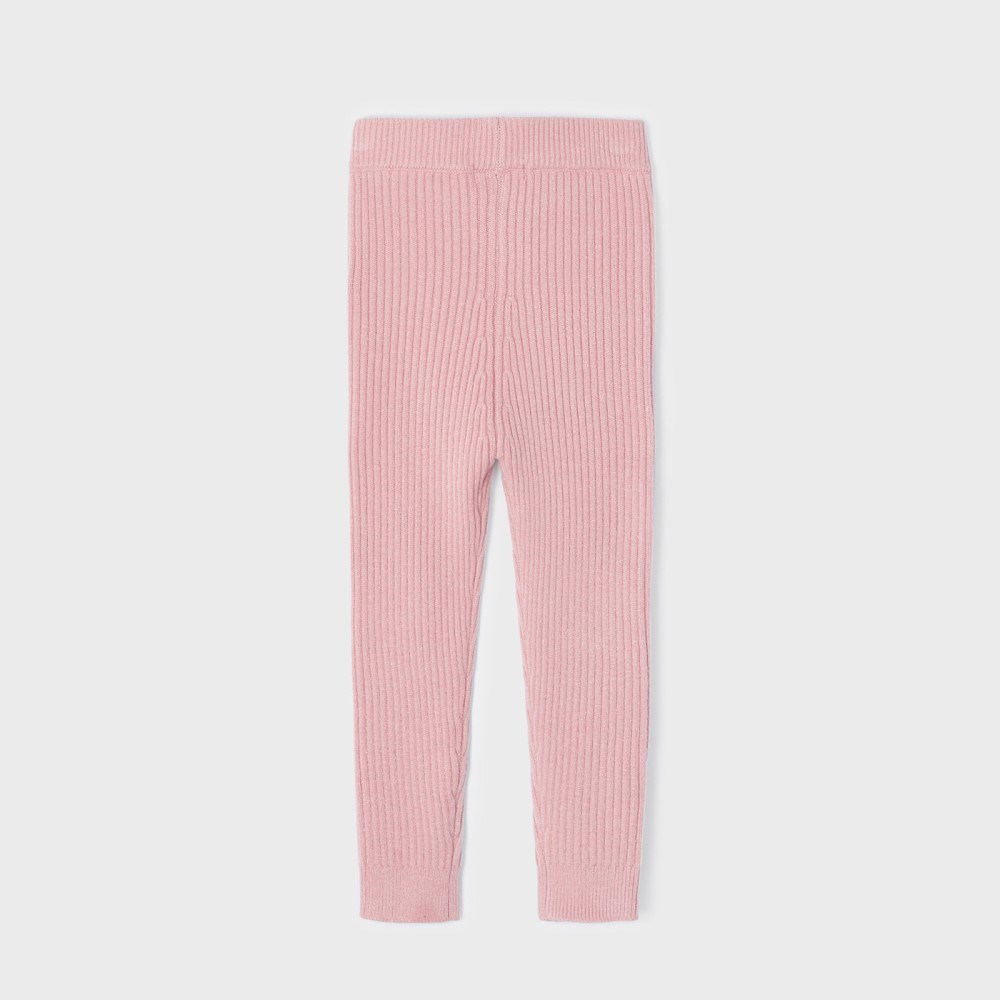 Mayoral Kışlık Kız Örme Tayt Pantolon Pembe
