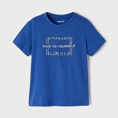 Mayoral Yazlık Erkek Kısa Kol T-shirt Koyu Mavi