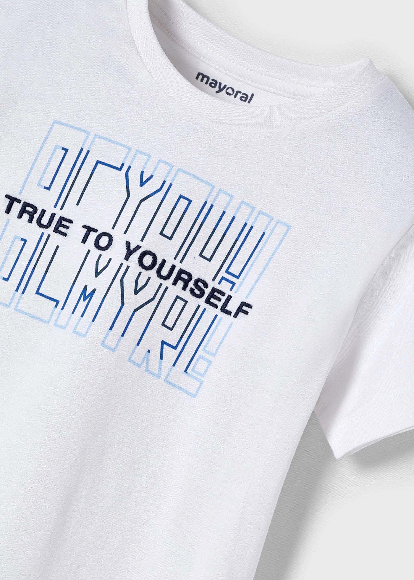 Mayoral Yazlık Erkek Kısa Kol T-shirt Beyaz