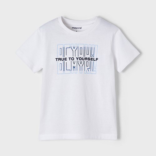 Mayoral Yazlık Erkek Kısa Kol T-shirt Beyaz