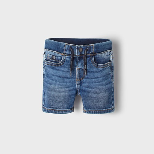 Mayoral Yazlık Erkek Bebek Denim Şort Mavi