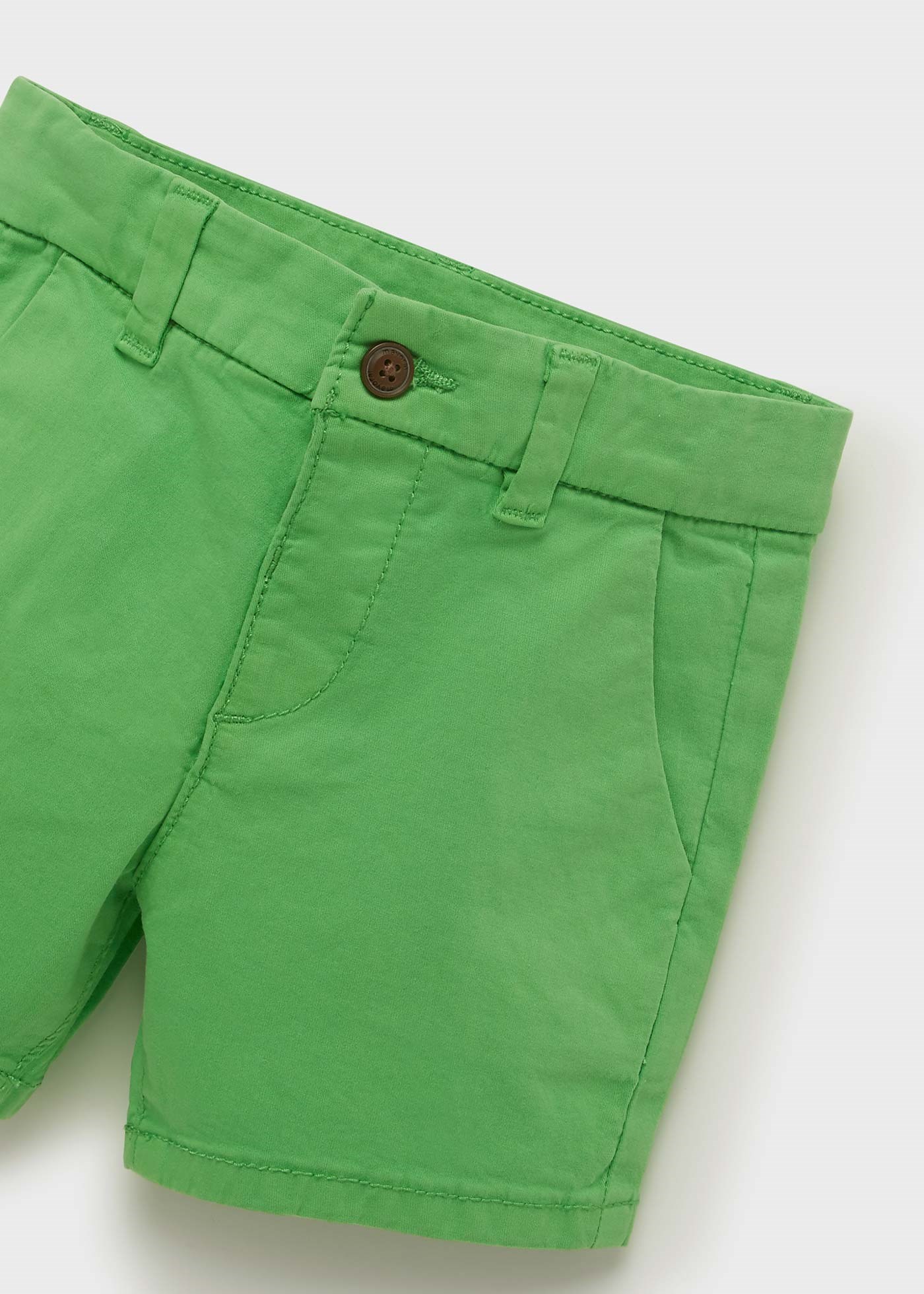 Mayoral Yazlık Erkek Bebek Twill Şort Yeşil