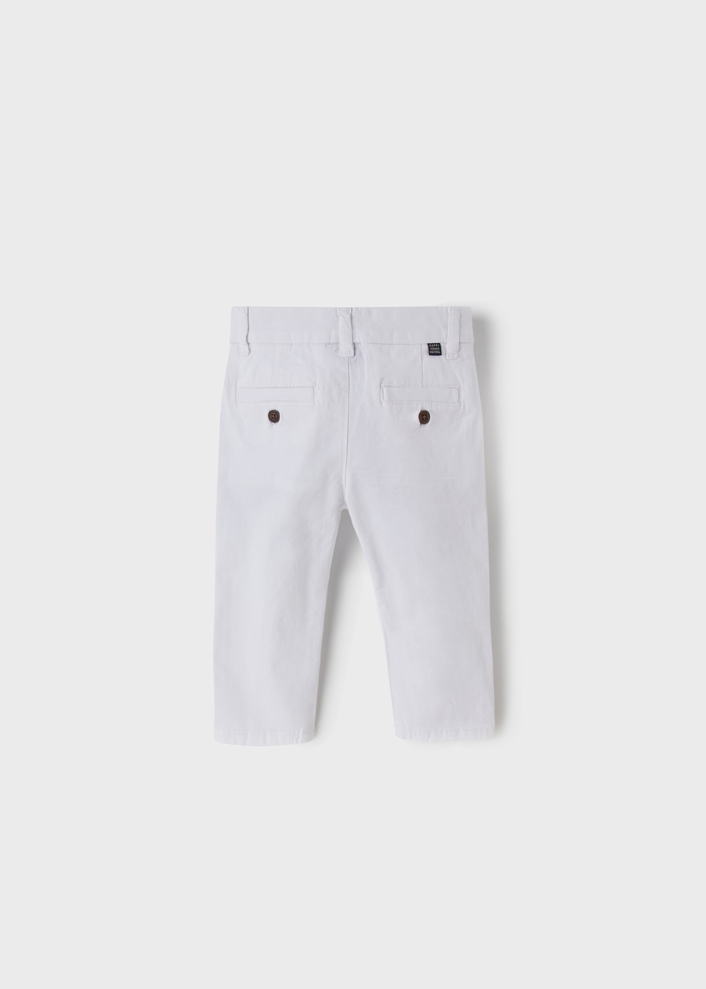 Mayoral Yazlık Erkek Bebek Twill Pantolon Beyaz