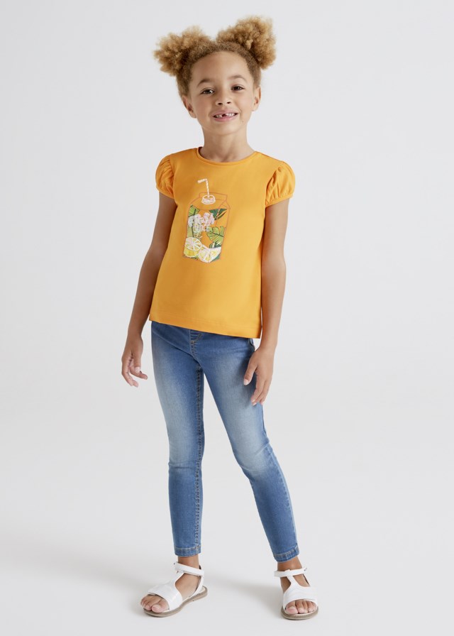 Mayoral Yazlık Kız Denim Pantolon Mavi