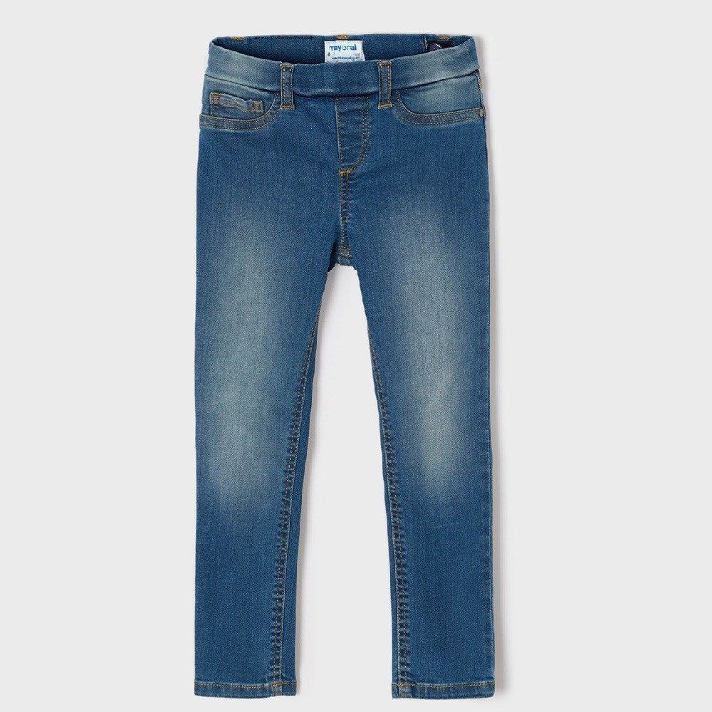 Mayoral Yazlık Kız Denim Pantolon Mavi
