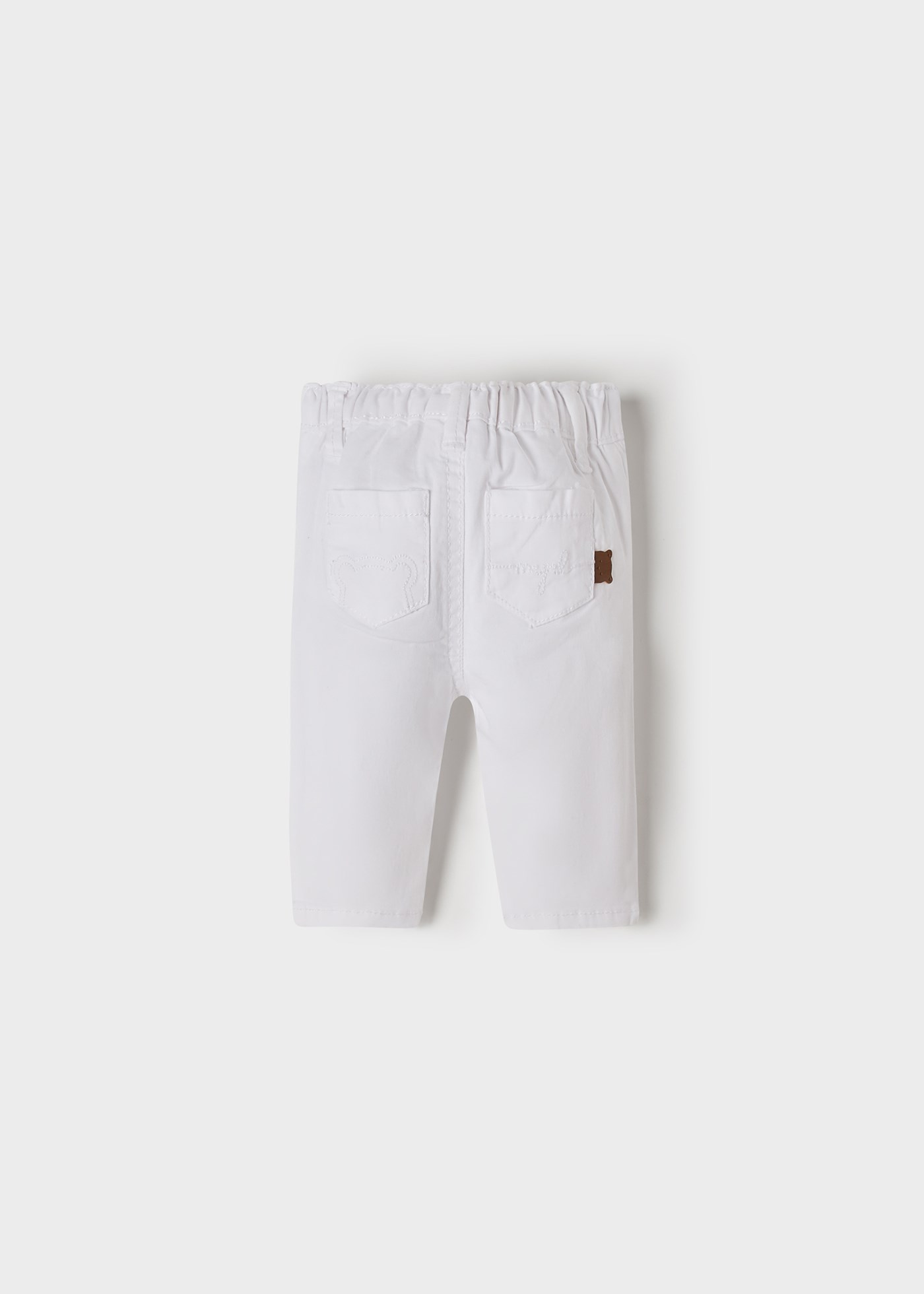 Mayoral Yazlık Erkek Bebek Basic Pantolon Beyaz