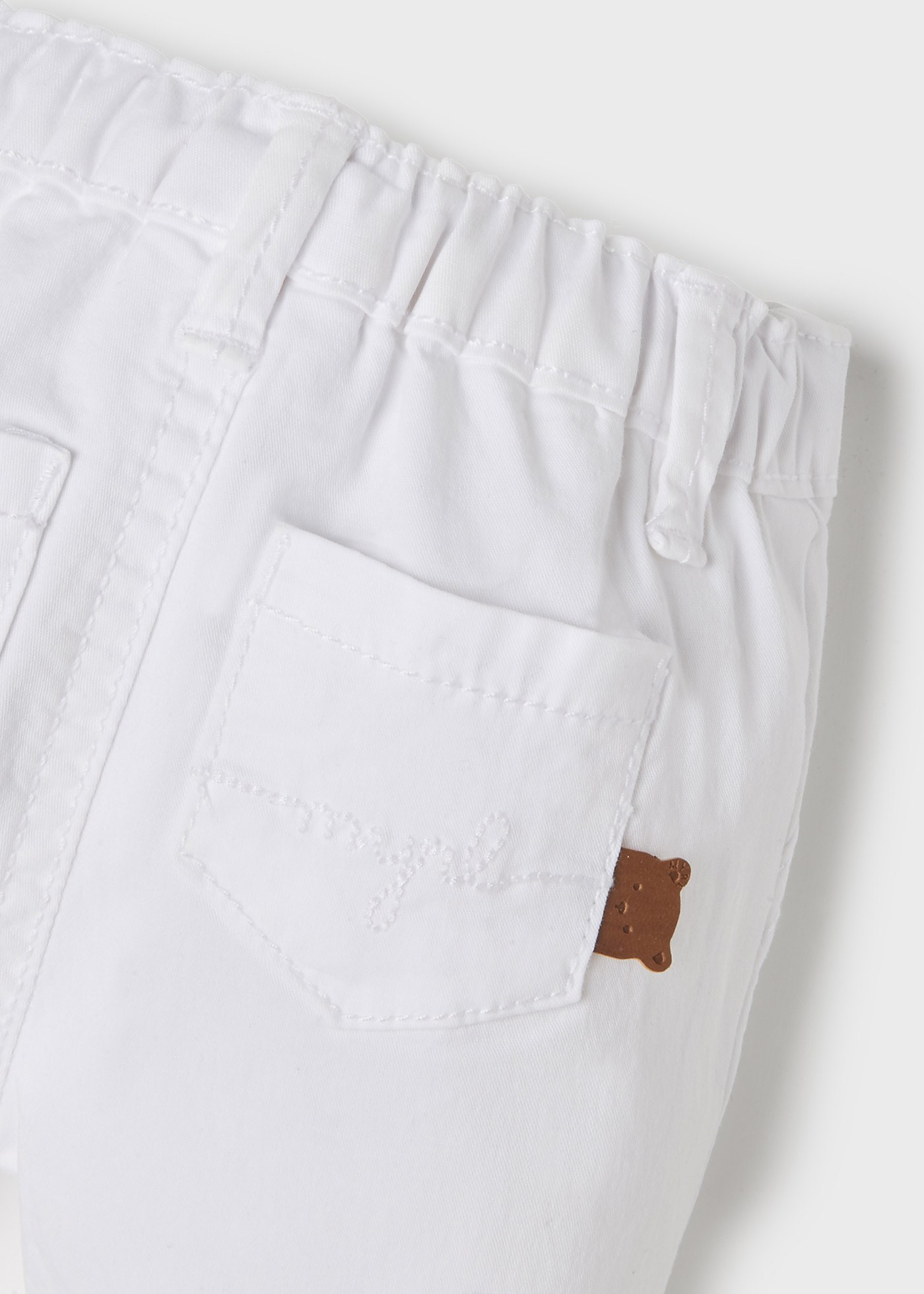 Mayoral Yazlık Erkek Bebek Basic Pantolon Beyaz