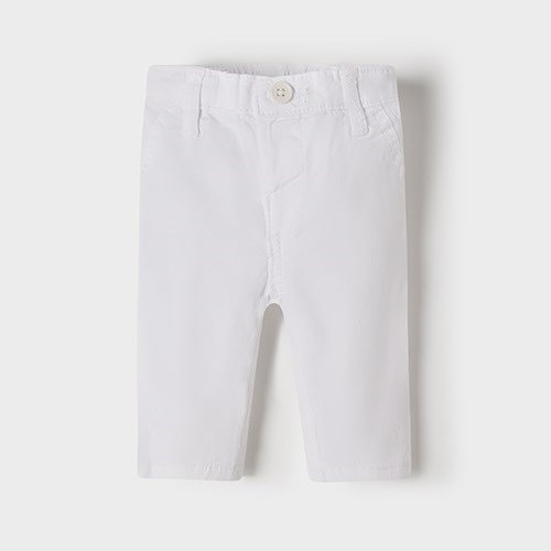 Mayoral Yazlık Erkek Bebek Basic Pantolon Beyaz