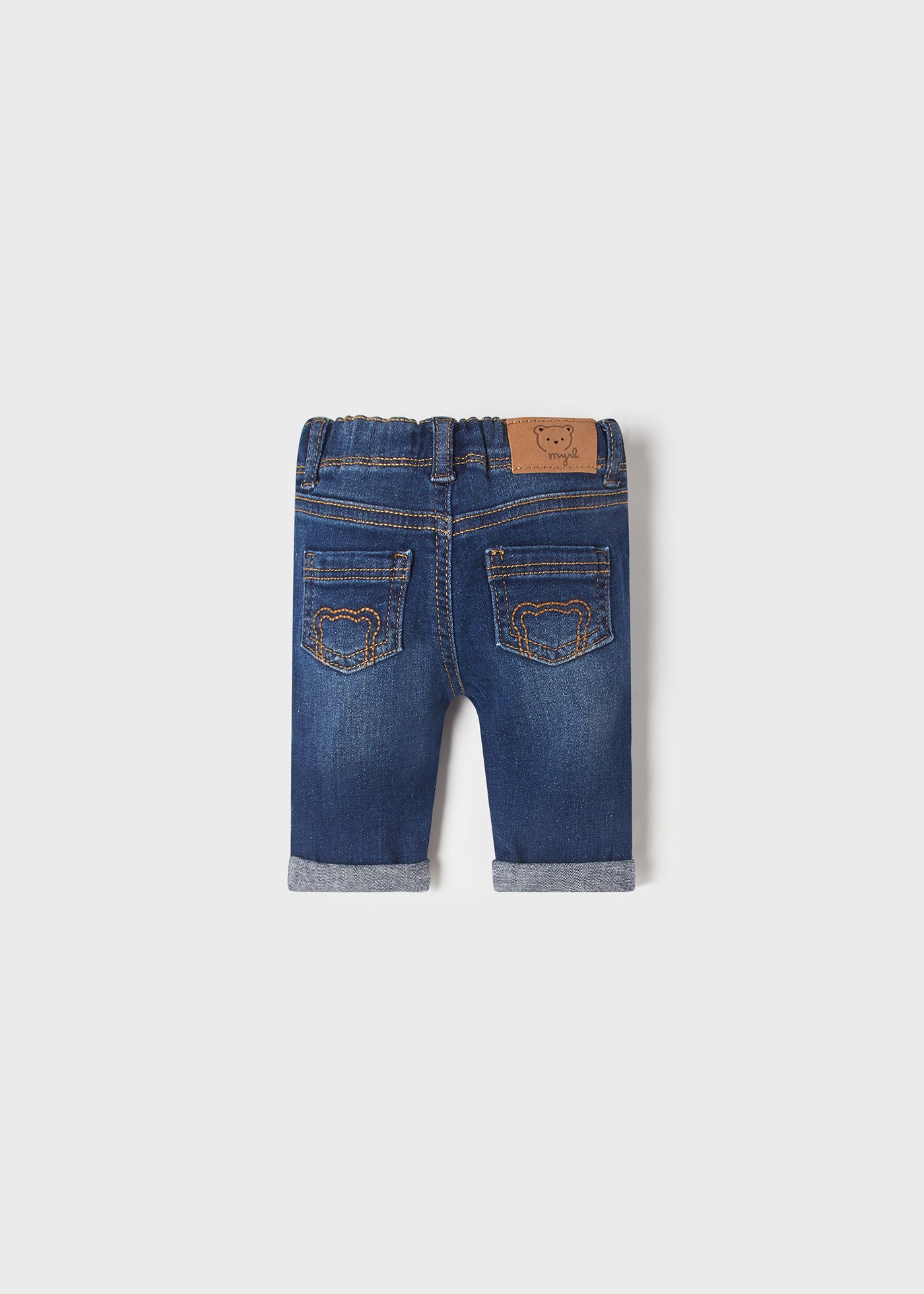 Mayoral Yazlık Erkek Bebek Basic Denim Pantolon Mavi