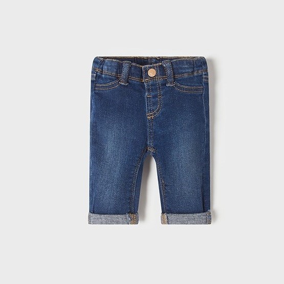 Mayoral Yazlık Erkek Bebek Basic Denim Pantolon Mavi