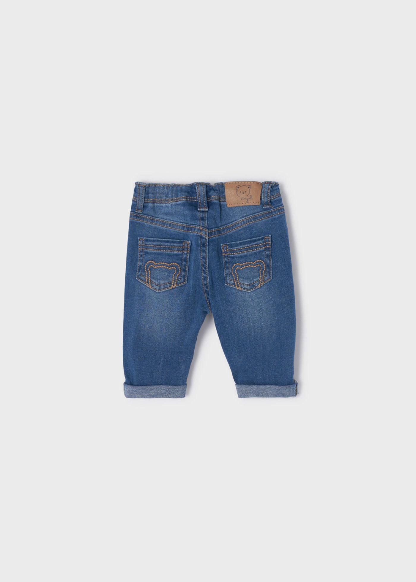 Mayoral Yazlık Erkek Bebek Basic Denim Pantolon Mavi