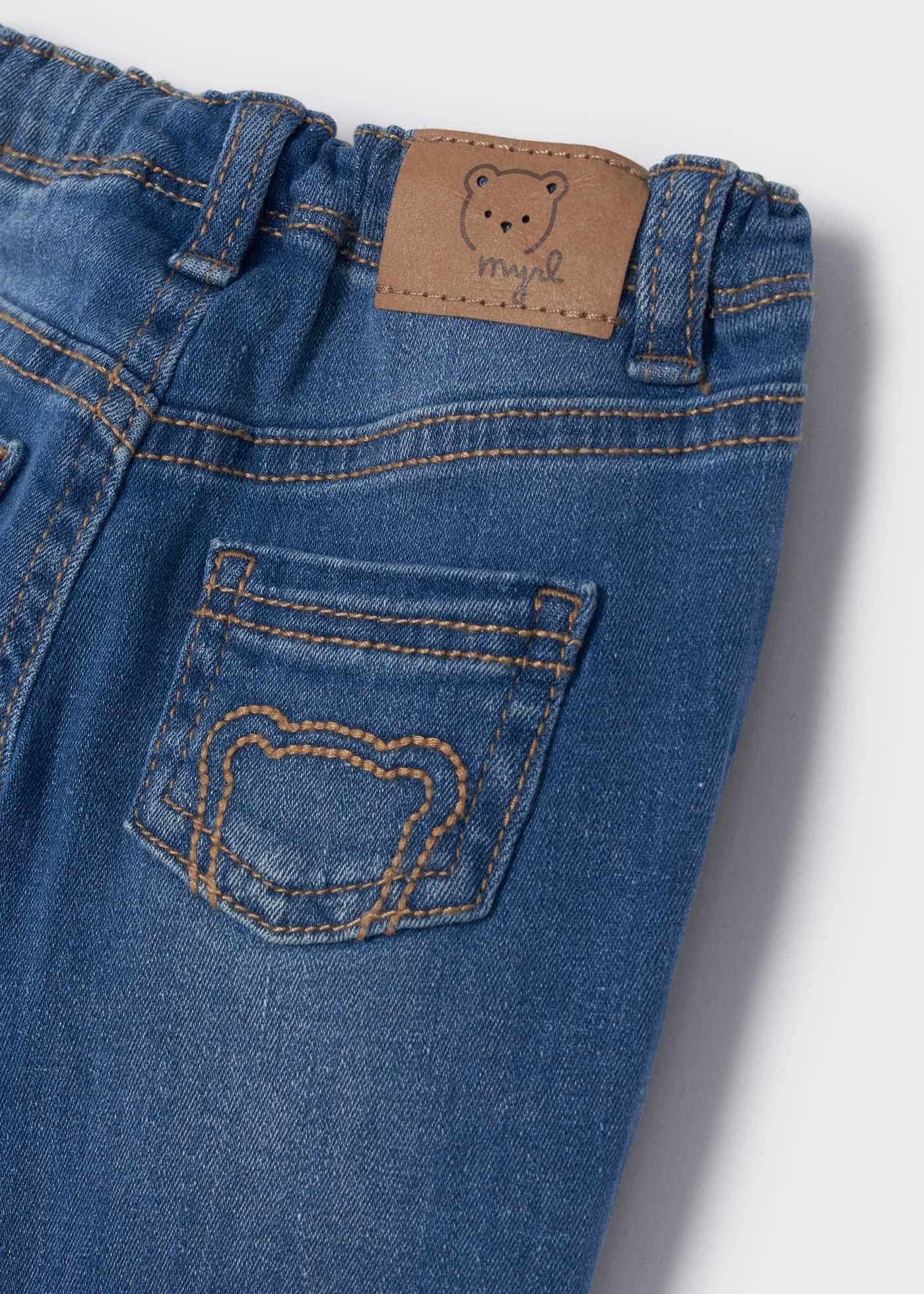 Mayoral Yazlık Erkek Bebek Basic Denim Pantolon Mavi