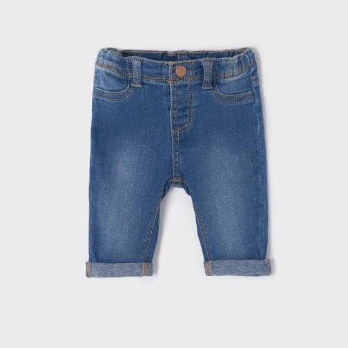 Mayoral Yazlık Erkek Bebek Basic Denim Pantolon Mavi