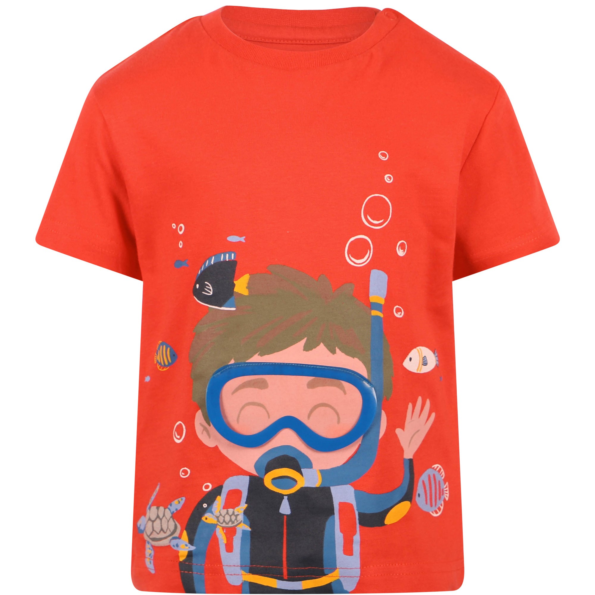 Mayoral Yazlık Erkek Bebek Kısa Kol T-shirt Kırmızı