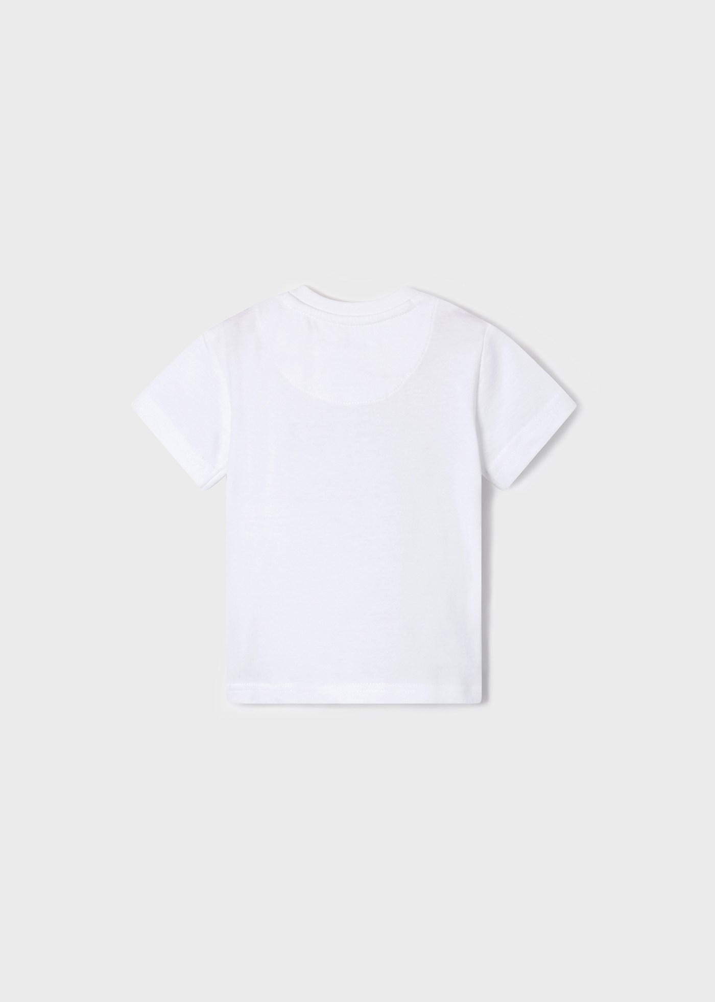 Mayoral Yazlık Erkek Bebek Kısa Kol T-shirt Beyaz