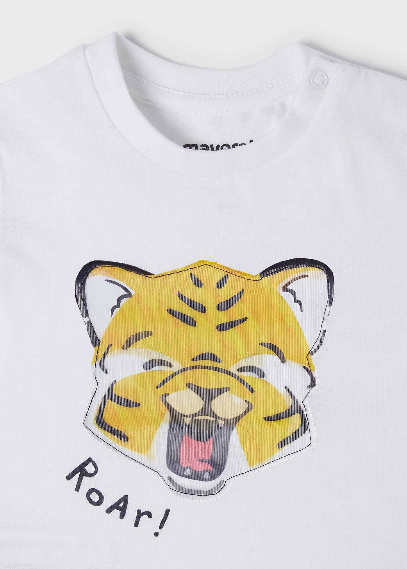 Mayoral Yazlık Erkek Bebek Kısa Kol T-shirt Beyaz