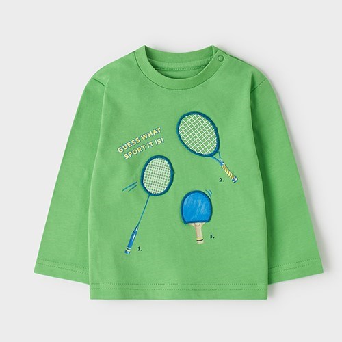 Mayoral Yazlık Erkek Bebek Uzun Kol T-shirt Yeşil
