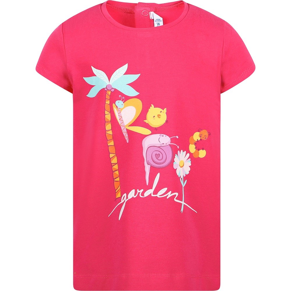Mayoral Yazlık Kız Bebek Kısa Kol T-shirt Pembe