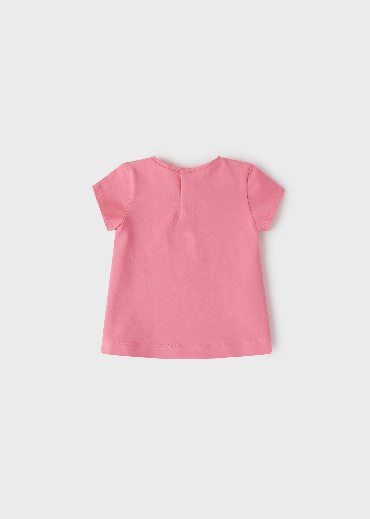 Mayoral Yazlık Kız Bebek Kısa Kol T-shirt Pembe