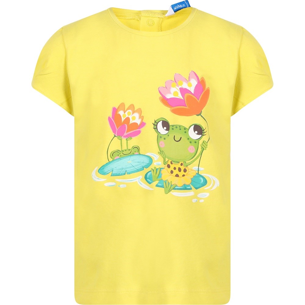 Mayoral Yazlık Kız Bebek Kısa Kol T-shirt Sarı