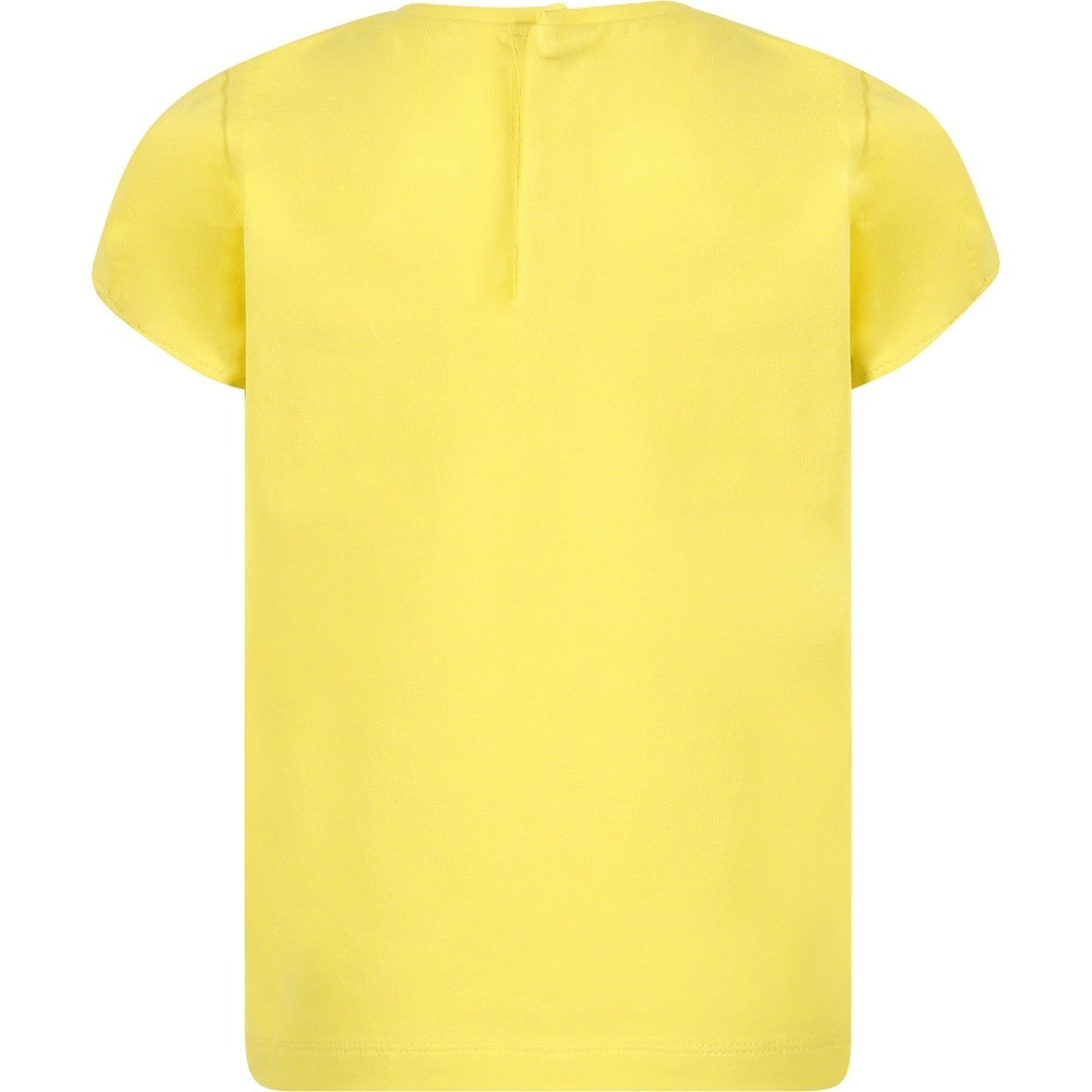 Mayoral Yazlık Kız Bebek Kısa Kol T-shirt Sarı