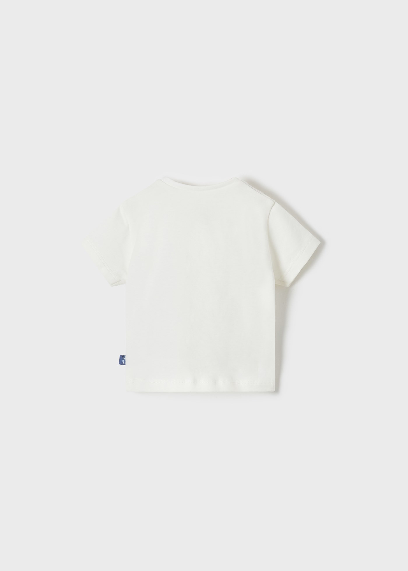 Mayoral Yazlık Erkek Bebek Kısa Kol T-shirt Beyaz