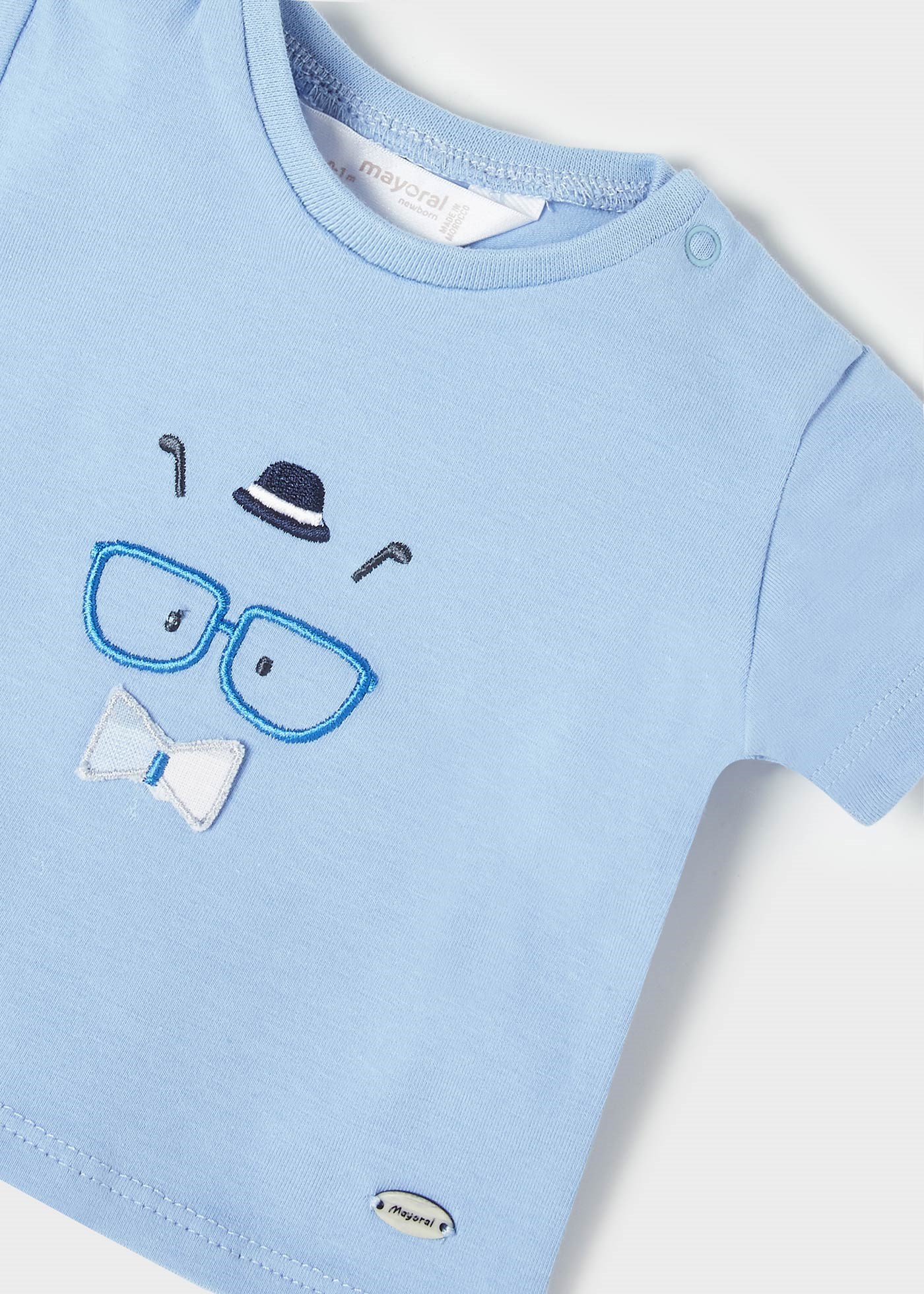 Mayoral Yazlık Erkek Bebek Kısa Kol T-shirt Mavi