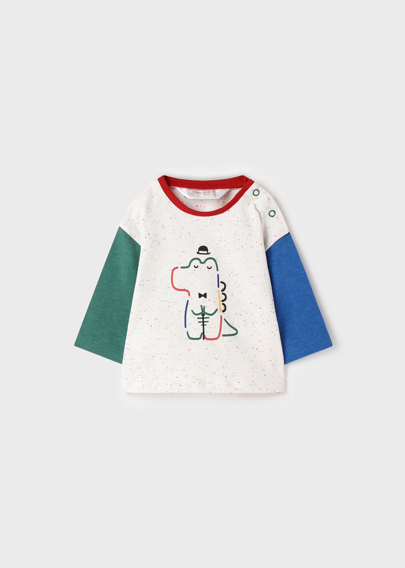 Mayoral Yazlık Erkek Bebek Uzun Kol T-shirt 2'li Set Mavi
