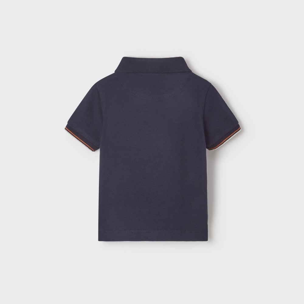 Mayoral Yazlık Erkek Bebek Kısa Kol Polo T-shirt Koyu Mavi