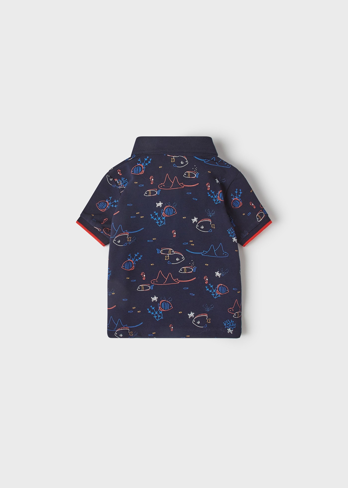 Mayoral Yazlık Erkek Bebek Kısa Kol Polo T-shirt Koyu Mavi