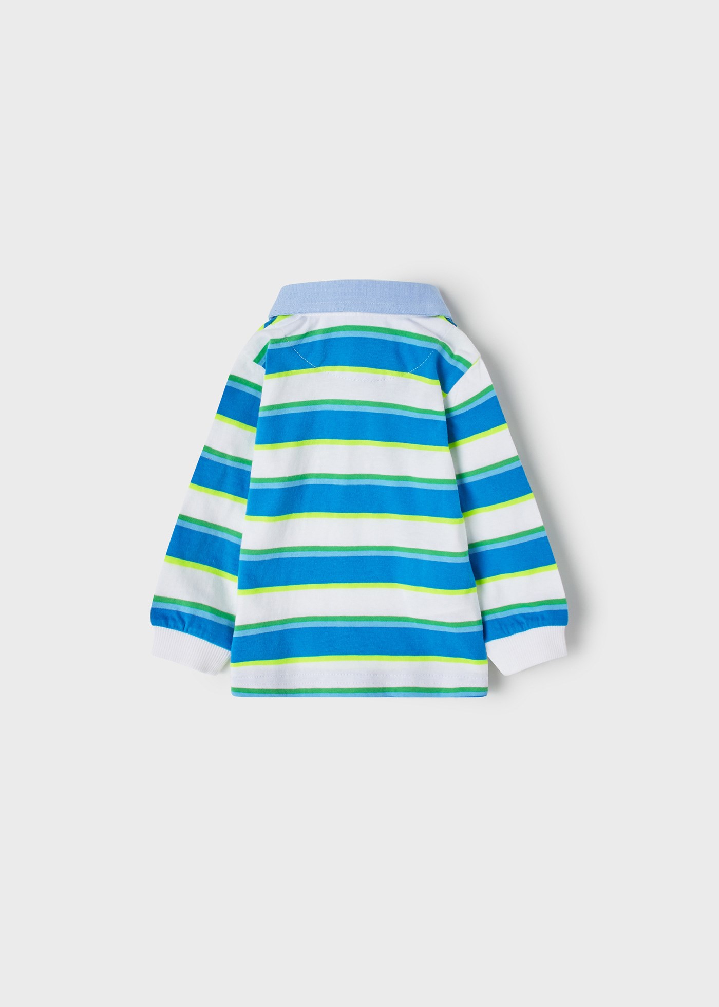 Mayoral Yazlık Erkek Bebek Uzun Kol Polo T-shirt Mavi