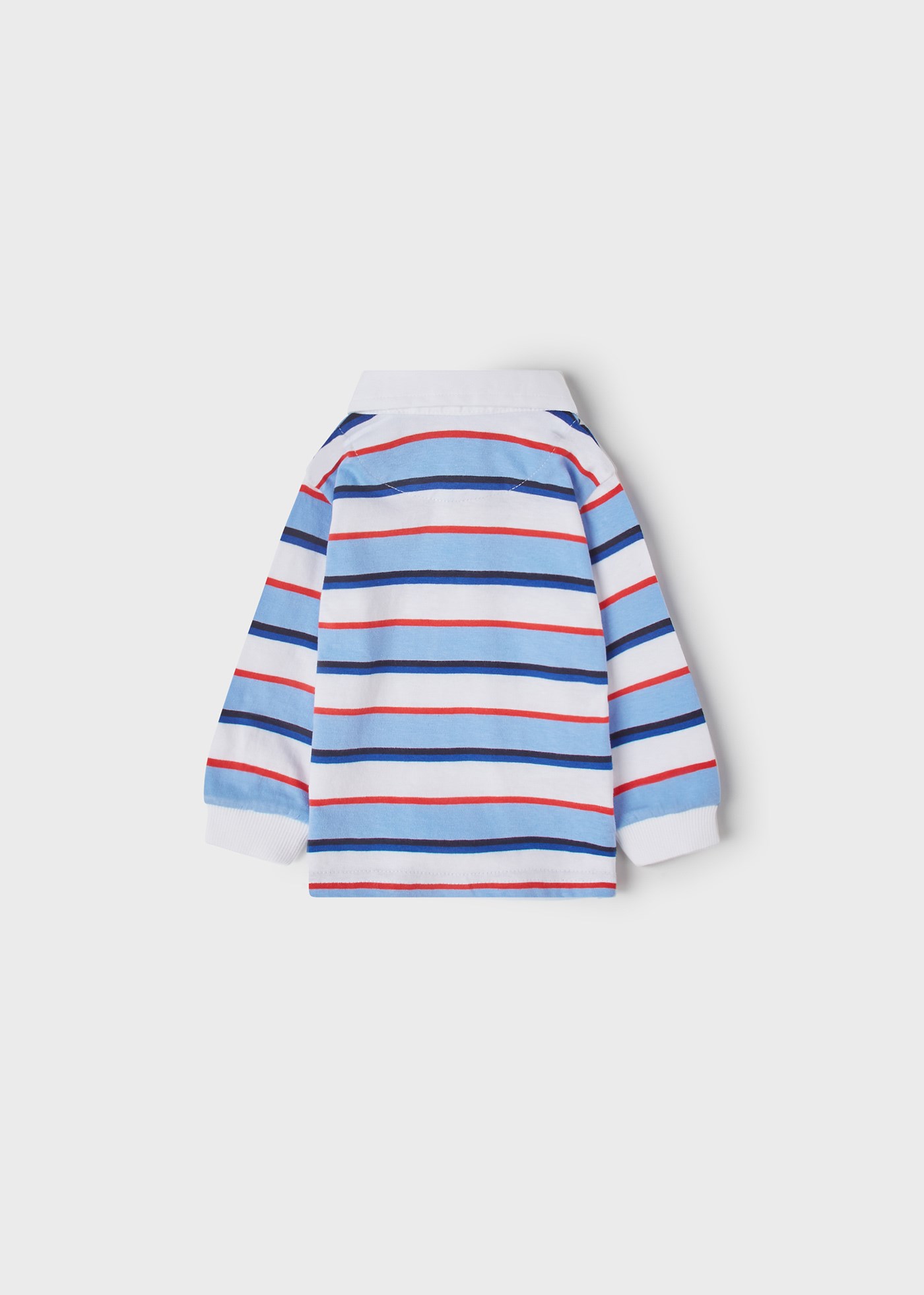 Mayoral Yazlık Erkek Bebek Uzun Kol Polo T-shirt Mavi